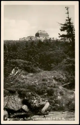 Postcard Hirschberg (Schlesien) Jelenia Góra Reifträgerbaude 1931