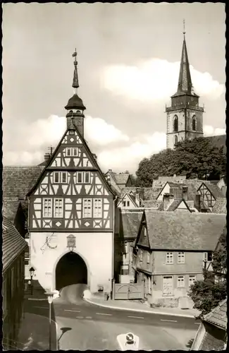 Ansichtskarte Oberursel (Taunus) Altes Rathaus, Straße 1965