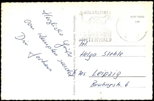 Ansichtskarte Kempten (Allgäu) Mehrbildkarte mit 7 Ortsansichten 1960