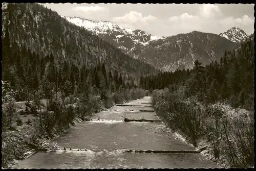 Ansichtskarte Kreuth b. Tegernsee mit Blauberge und Schildenstein 1963