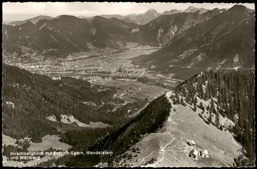 Ansichtskarte Egern-Rottach-Egern Hirschbergblick Wendelstein 1963