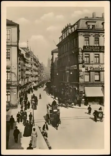 Ansichtskarte Innere Altstadt-Dresden Seestraße (anno 1900) 1956