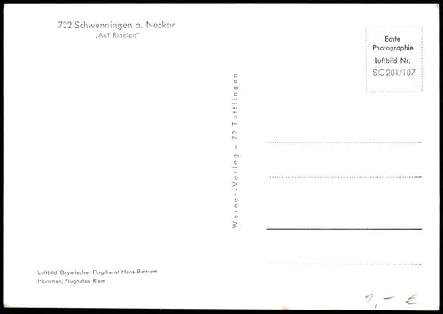 Ansichtskarte Villingen-Schwenningen Luftbild 1968