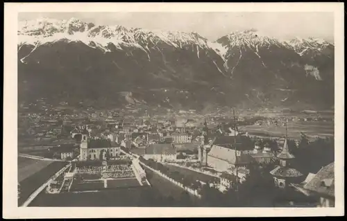 Ansichtskarte Innsbruck Stadt vom Berg Isel 1926