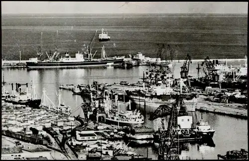 Konstanza Constanţa (Kustendji / Kustendja) Hafen, Schiffe - Fotokarte 1962