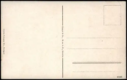Ansichtskarte Stuttgart Hoftheater 1913