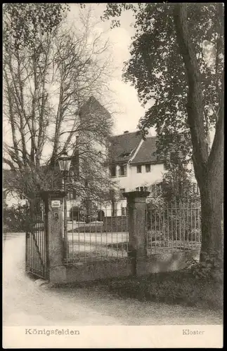 Ansichtskarte Windisch Kloster Königsfelden - Eingang 1911