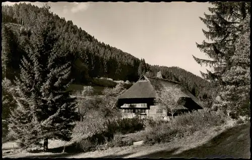 Ansichtskarte Bad Teinach-Zavelstein Schwarzwaldhaus - Fotokunst 1961