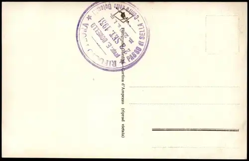 Cartoline Gruppo di Sella LA STRADA DEL SELLA - Verso 1931