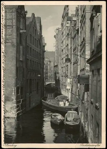 Ansichtskarte Hamburg Deichstrassenfleet 1931