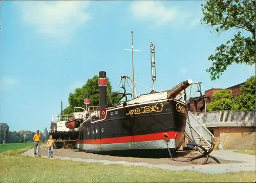 Magdeburg Museums- und Gaststättenschiff SD "Württemberg" - Außenansicht 1983