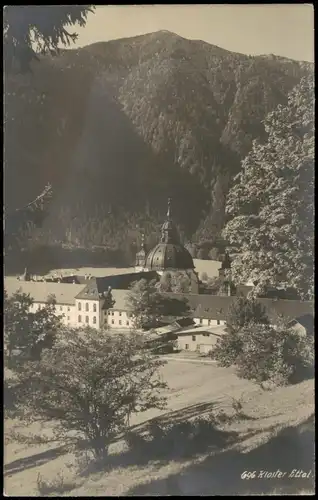 Ansichtskarte Ettal Kloster - Fotokarte 1928