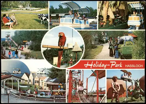 Ansichtskarte Holyday-Park Hassloch Holiday-Park Mehrbild 1988