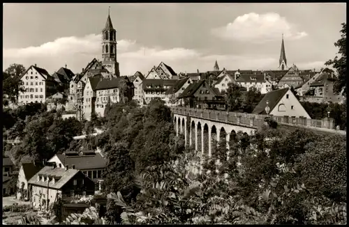 Ansichtskarte Rottweil (Neckar) Viadukt - Stadt 1954