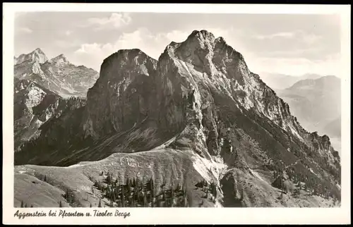 Aggenstein Aggenstein bei Pfronten u. Tiroler Berge  Tannheimergruppe 1955