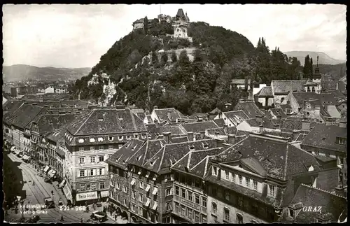 Ansichtskarte Graz Panorama-Ansicht Stadt Teilansicht 1963