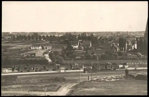 CPA Linselles Linzele Bahnhof, Nord-b. Lille 1918 Privatfoto