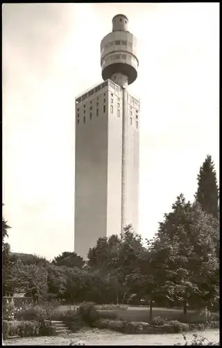 Ansichtskarte Frankfurt am Main Henninger Turm 1965  gel. Messestempel