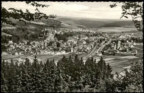 Ansichtskarte Bad Berleburg Panorama Gesamtansicht 1965