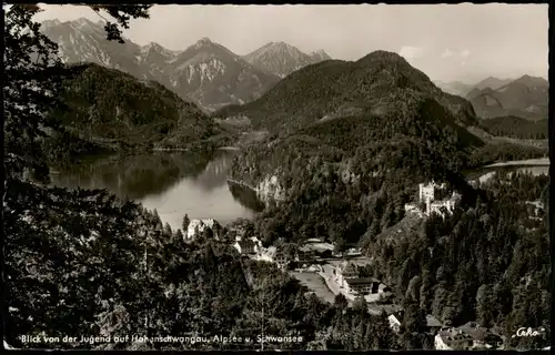 Hohenschwangau-Schwangau   Jugend zum Alpsee Schwansee 1959