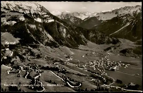 Bad Oberdorf   Hindelang  Jochstraße  Allgäu 1959    (Bahnpoststempel Zg. 2911)