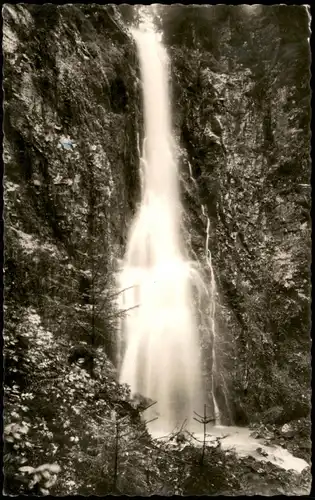 .Baden-Württemberg Schwarzwald  Burgbach-Wasserfall (River Falls) 1961