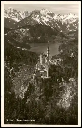 Ansichtskarte Schwangau Schloss Neuschwanstein (Castle) 1951