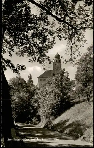 Ansichtskarte Stühlingen Stühlingen (Baden) Blick zum Schloß 1963/1962