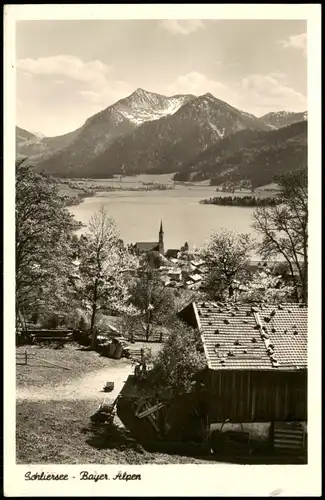 Ansichtskarte Schliersee Panorama-Ansicht 1956