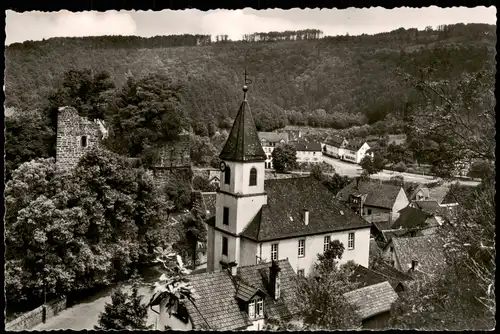 Ansichtskarte Pforzheim Dill-Weißenstein, Ruine Kräheneck 1960