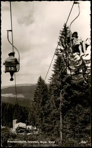 Arber (Bayr. Wald) Arberschwebelift Talstation, Bayer. Wald 1957