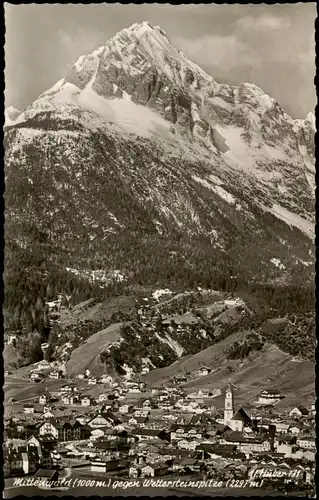 Ansichtskarte Mittenwald Panorama-Ansicht 1953