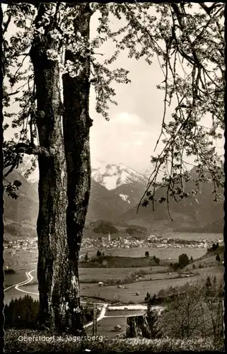 Oberstdorf (Allgäu) Panorama-Ansicht Blick vom Jägersberg 1965