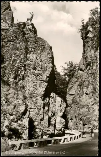 Hirschsprung-Breitnau Hirschsprung im Höllental (Schwarzwald) 1960