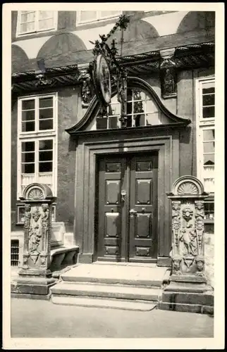 Ansichtskarte Hameln Treppe zum Stiftsherrenhaus 1957