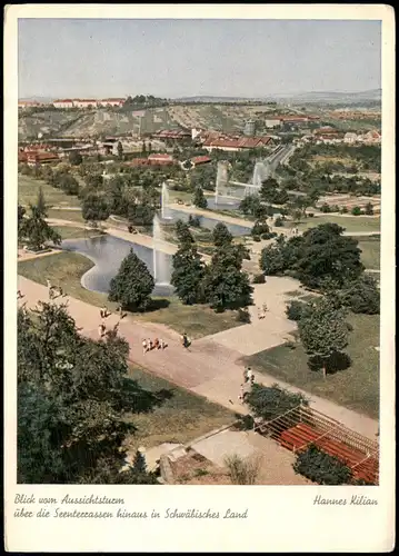 Ansichtskarte Stuttgart Deutsche Gartenschau 1950 1950