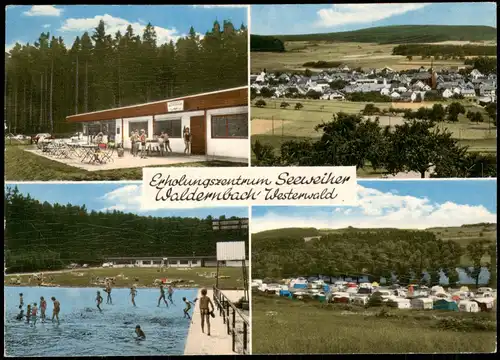 .Rheinland-Pfalz Erholungszentrum Seeweiher Waldernbach Westerwald   1976