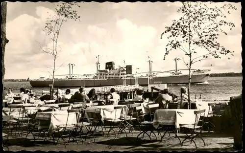 Ansichtskarte Wedel Schiffe Dampfer Steamer - Restaurant 1965