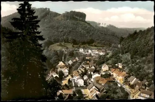 Ansichtskarte Zorge Stadtblick - Colorfoto AK 1959