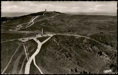 Feldberg Feldberg (1500m) Schwarzwald Luftbild Fliegeraufnahme 1958
