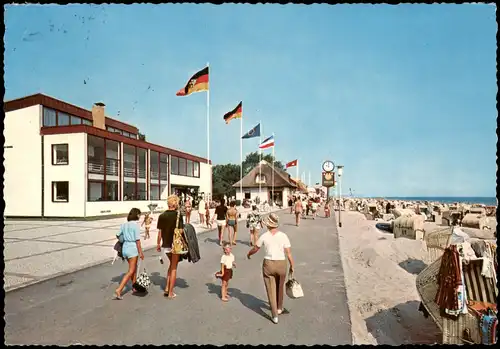 Ansichtskarte Dahme (Holstein) Strandpartie am Haus des Kurgastes 1969