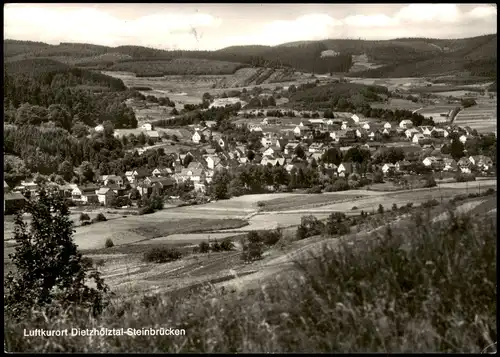 Ansichtskarte Dietzhölztal Steinbrücken - Totale 1972