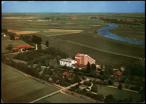 Ansichtskarte Petershagen Luftbild Hopefenberg 1988