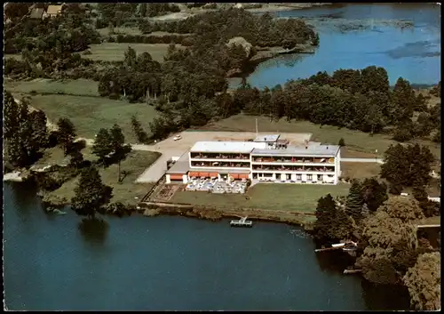 Mölln (Schleswig-Holstein) Luftbild mit Kur-Hotel Schwanenhof Am Schulsee 1978