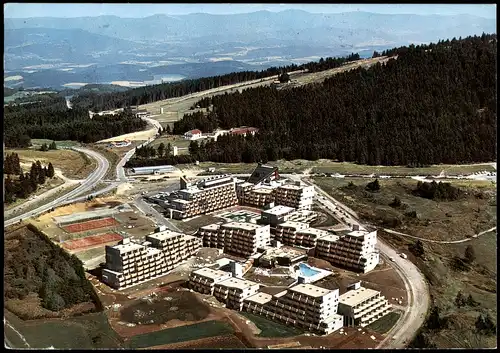 Ansichtskarte Sankt Englmar Luftaufnahme Luftbild Hotel 1976  gel. Sonderstempel