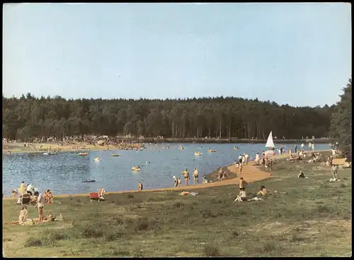 Ansichtskarte Hösseringen-Suderburg Hardausee (8 ha Wasserfläche) 1976