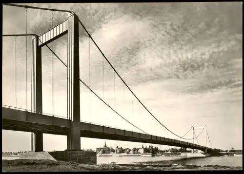 Ansichtskarte Köln Rodenkirchener Autobahnbrücke 1968