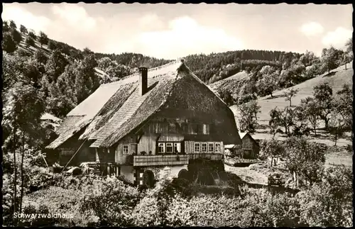Ansichtskarte .Baden-Württemberg Schwarzwaldhaus (ohne Ortsangabe) 1968