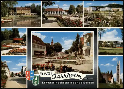 Ansichtskarte Bad Dürrheim MB: Straßen, Häuser, Plätze 1967