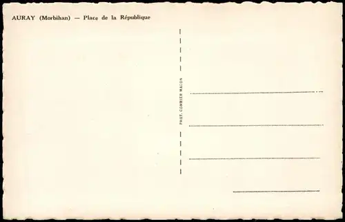 CPA Auray An Alre Place de la République 1932